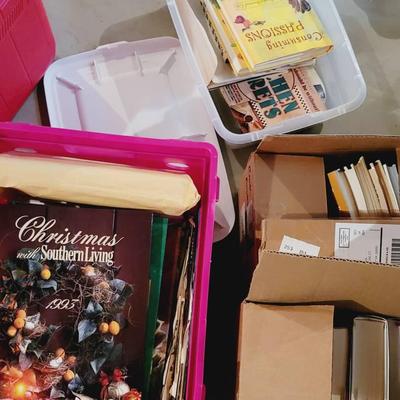 Cooking and Housekeeping Books Vintage To Modern Collection - Large Lot - 4 Boxes