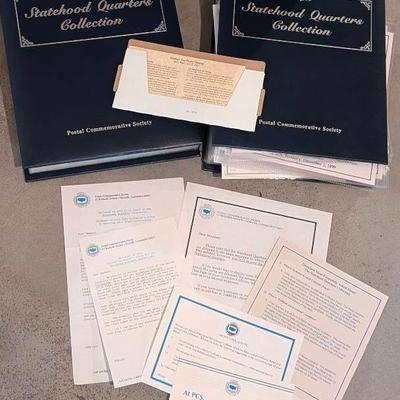 Statehood Quarters: 1999-2008 1 Book - D Mint, 2nd Book -P Mint