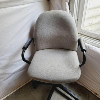 Rolling Office Chair Grey and Black
