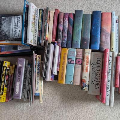 Bookshelf Lot of Books - Large Lot of Gardening, Insects and Dog Related Books You Must Pack & Move