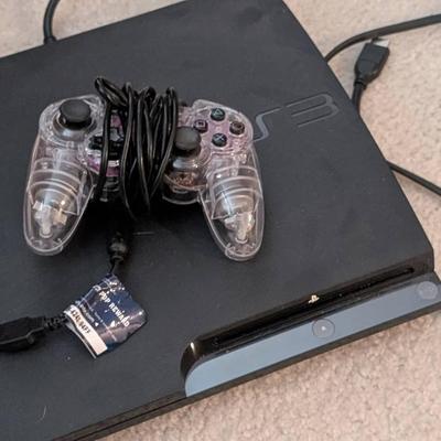 Sony PlayStation 3 with Clear Controller - Untested 