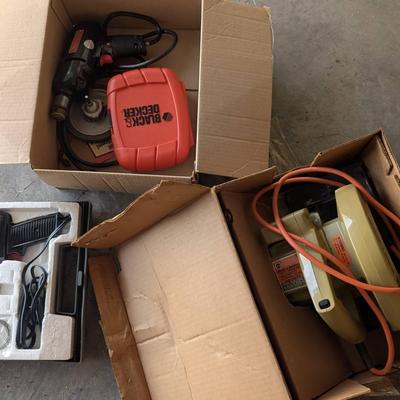 Tool Collection - Circular Saw, Twist Drill And Woodburner