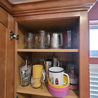Barware and Glassware Lot with Extras