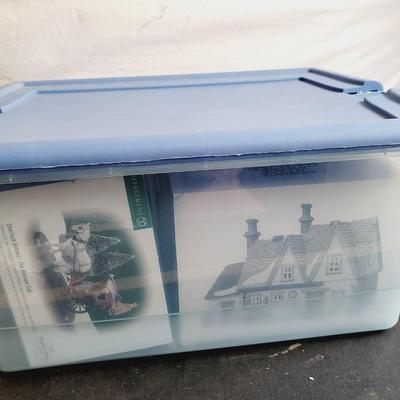 Dept 56 - Sherlock Holmes Cab, Butter Tub Farmhouse, Old Michael Church, CH. Watt Physician Lot of 4