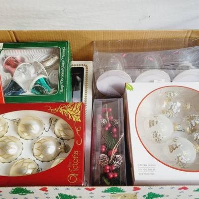 Christmas Decor Ornaments Lot - Glass - Vintage to Modern Collection including Some Rare Items