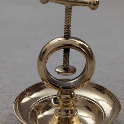 Brass Table Nutcracker Halzelnuts Made in Portugal - Vintage 