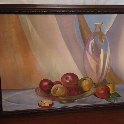 Signed Acrylic Still Life Ruth Matlow 1939