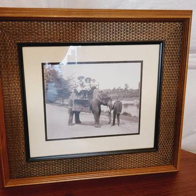 Bombay Company Elephant Riding Decor Photo Print