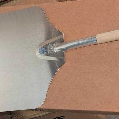 American Metalcraft Inc Aluminum Pizza Peel With Wooden Handle