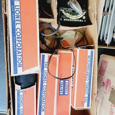 Lionel Corp Train Set - 4 Boxes of Tracks and Townscape Huge Lot