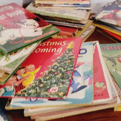 Children's Books Large Lot of Vintage Kids Books Golden Richard Scarry And More