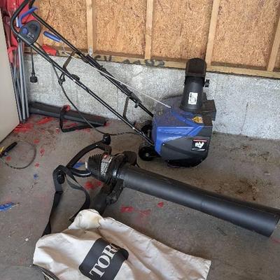 Electric Blower Duo - Snowblower And Leaf blower 