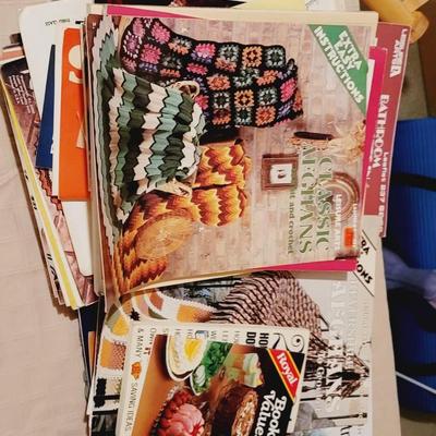 Craft and Housekeeping Books and Booklets Large Lot of Vintage Items Mixed Age & Wear No Ship