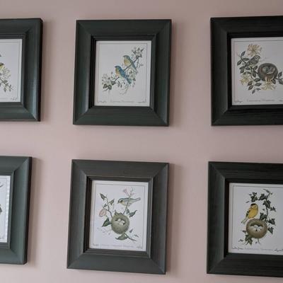 Bird Art - 6pc Lot 