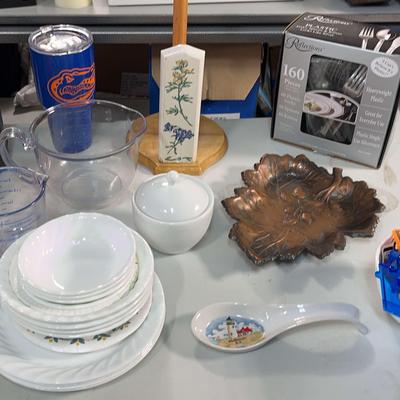 Kitchen Assortment Of Dishes, Glassware, Utensils, & More