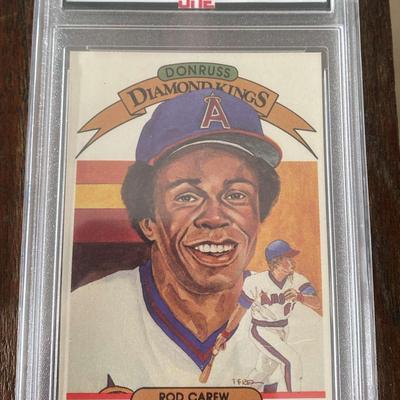 Rod Carew 1982 Donruss #8 Diamond Kings Graded 9