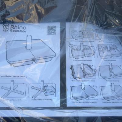 Brand New In Box, Rhino Basemate Black Cantilever Weight RBW-TF-012 