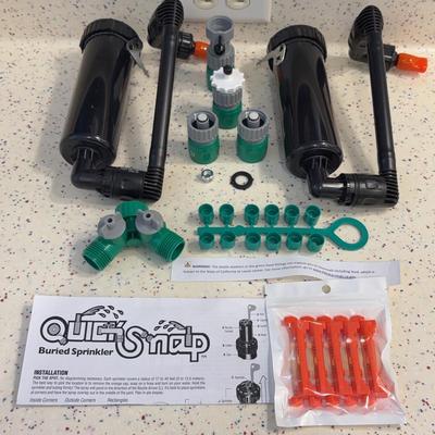 Quick Snap Buried Sprinkler Two-pack (plus Some Extra Pieces)