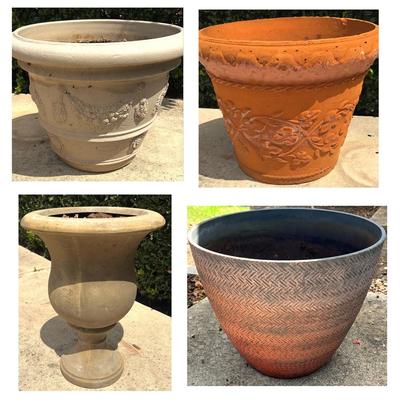 Collection Of Patio Planters