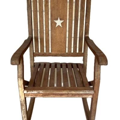 Star Classic Porch Rocker - (Lot 1)