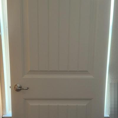Brand New Interior Door With Door Knobs And Hinges Attached