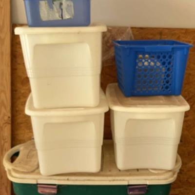 Rubbermaid, Sterilite & Miscellaneous Storage Bins