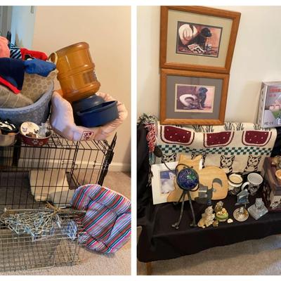 Pet Supply & Décor Collection Featuring Crates, Wireless Fence & Cat Décor
