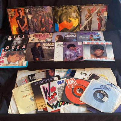 Extensive 45 RPM Record Collection Featuring Bruce Springsteen, Diana Ross & Eric Clapton