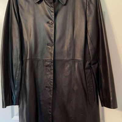 Anne Klein Genuine Lambskin Coat – Size Small