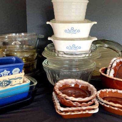 Bakeware Featuring Corning Ware Cornflower Pattern