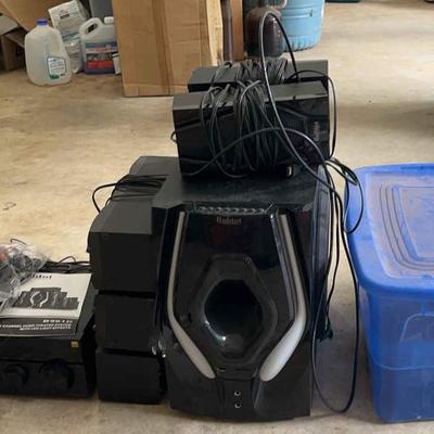 Bobtot Theater Subwoofer & Speakers with Sony AV Receiver and Electronics