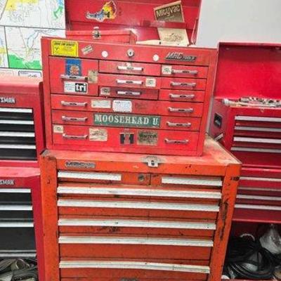 #2002 • MBC Rolling Tool Box with MAC Tools Box on Top
