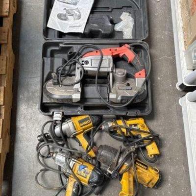 2550 • bandsaw kit, drill and impact wrenches