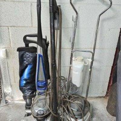 2687 • kirby vaccum & (2) carpet cleaners