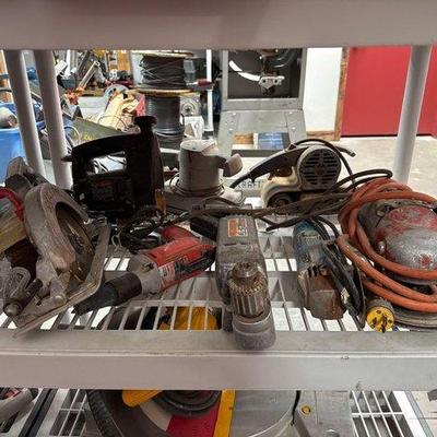 2262 • grinder, belt sander, angle drill, screw driver, jig saw, saw