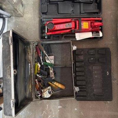 2148 • mvp superlift 4000lb hydraulic floor jack and tools