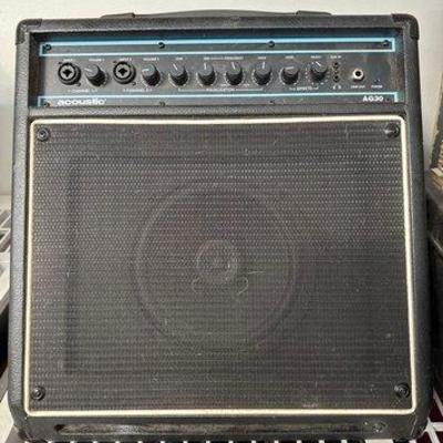 2552 • acoustic guitar combo ag30 30 watt rms amp
