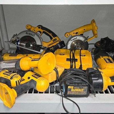 #2046 • DeWalt Tools, Batteries & Charger
