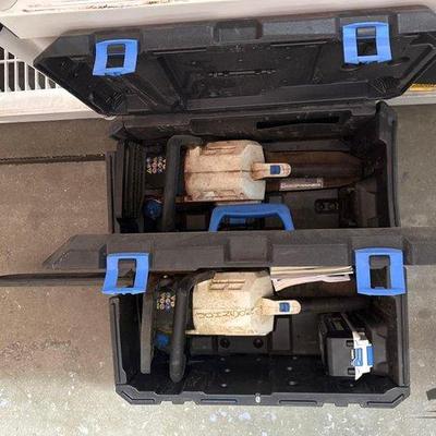 2188 • 2 hart chainsaws in cases