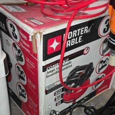 2130 • porter cable 6 gallon electric air compressor & hose