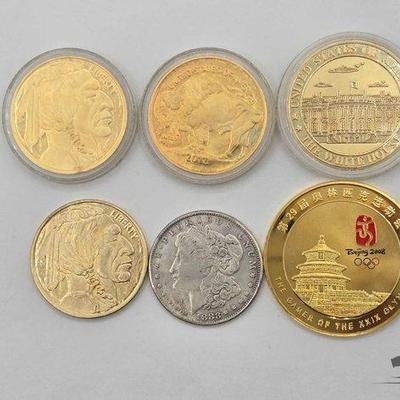#1750 • (6) Replica Coins
