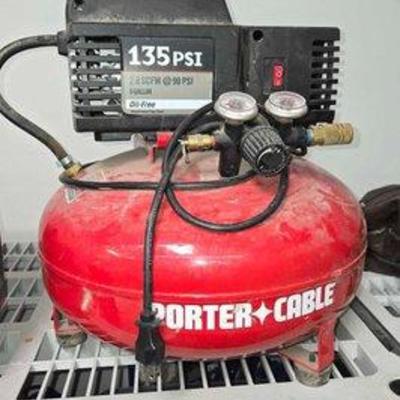 #2098 • Porter-Cable 6-Gallon Pancake Air Compressor
