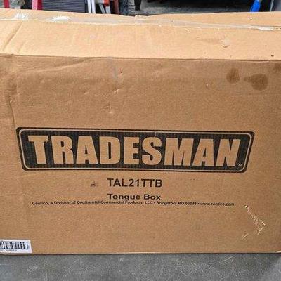 2502 • new!!! tradesman tal21ttb aluminum trailer tongue box
