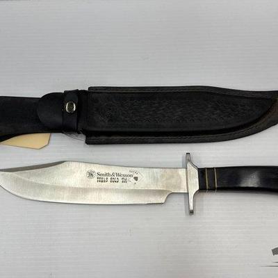 1842 • smith & wesson texas hold ‘em knife with sheath