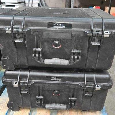 2716 • (2) hitachi projectors with case