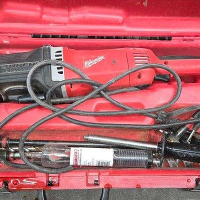 #2040 • Milwaukee Super Hog Drill with Case
