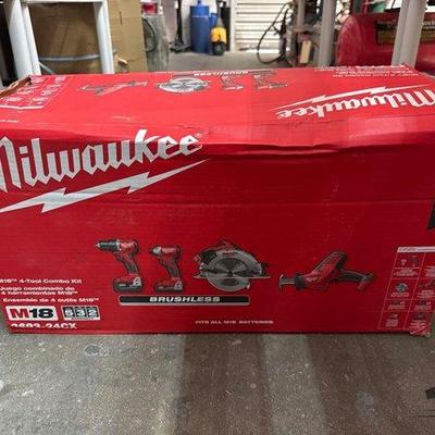 2192 • new!!! milwaukee m18” 4 tool combo kit