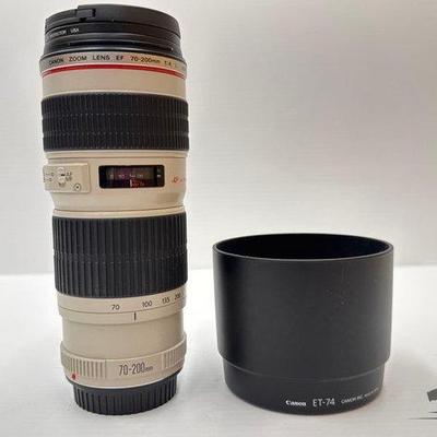 1830 • canon zoom lens ef 70 200mm 1 4 l usm 67mm with et...