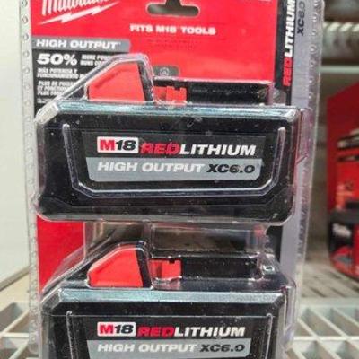 #2026 • NEW!!! M18 18-Volt Lithium-Ion High Output 6.0Ah Battery Pack (2-Pack)
