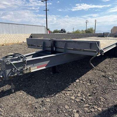85 • 2000 millerbilt flatbed trailer